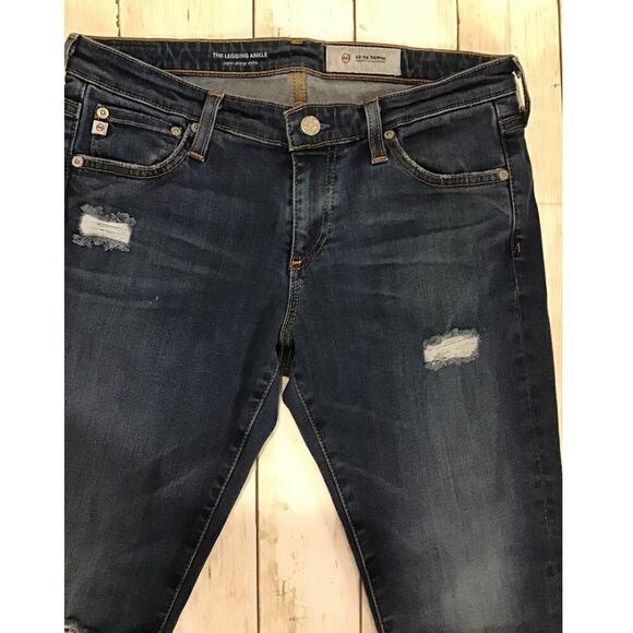AG-ED Denim Adriana Goldschmied Legging Ankle Super Skinny Ankle 28R - Picture 2 of 6